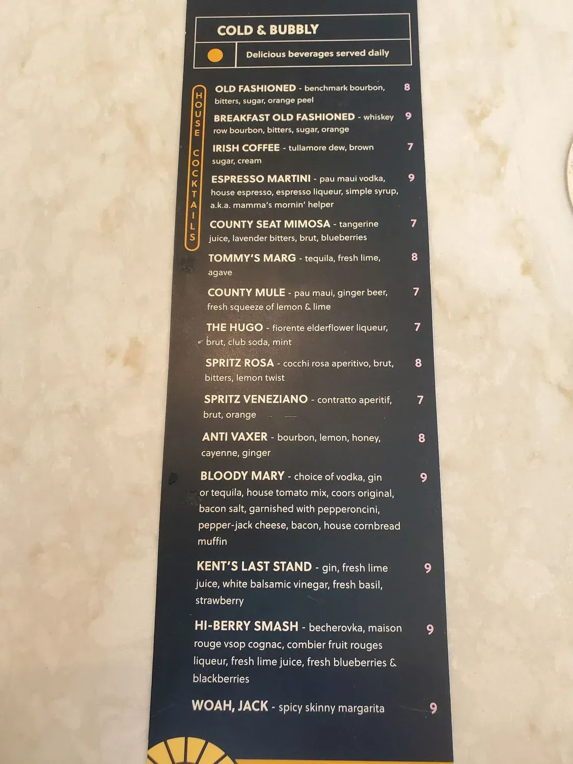 Menu 6