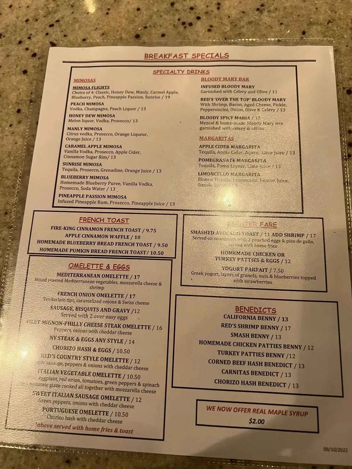 Menu 6