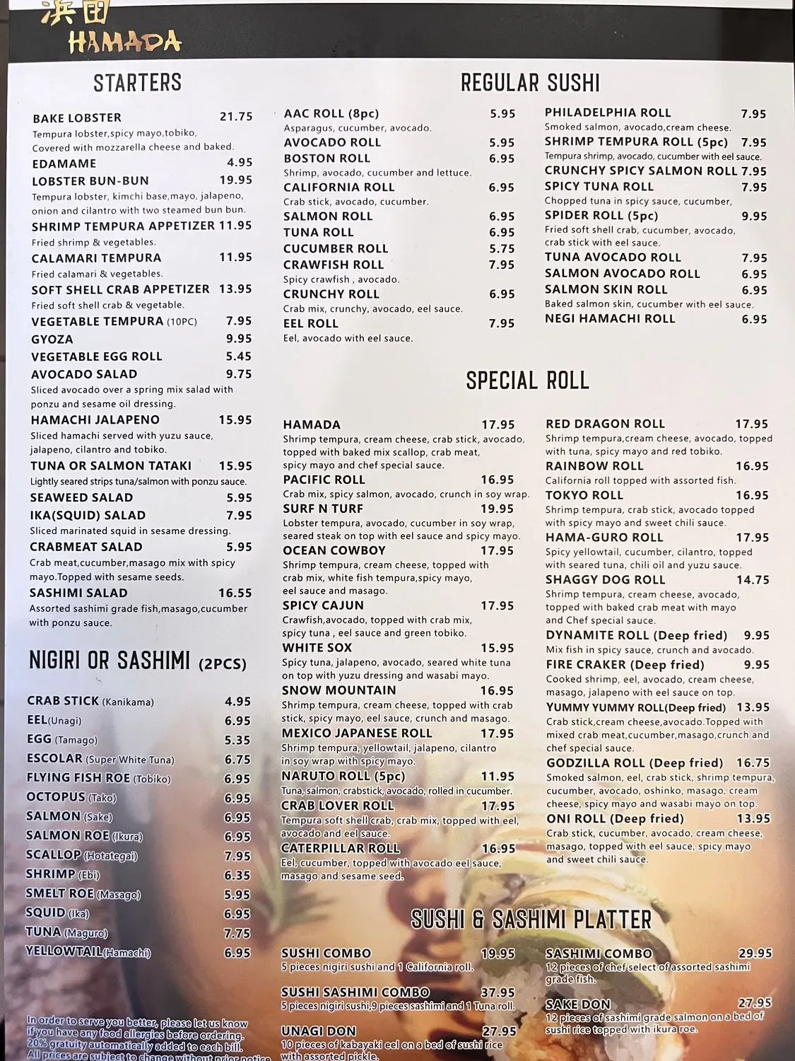 Menu 2