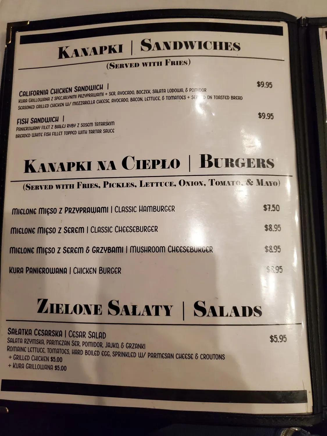 Menu 4