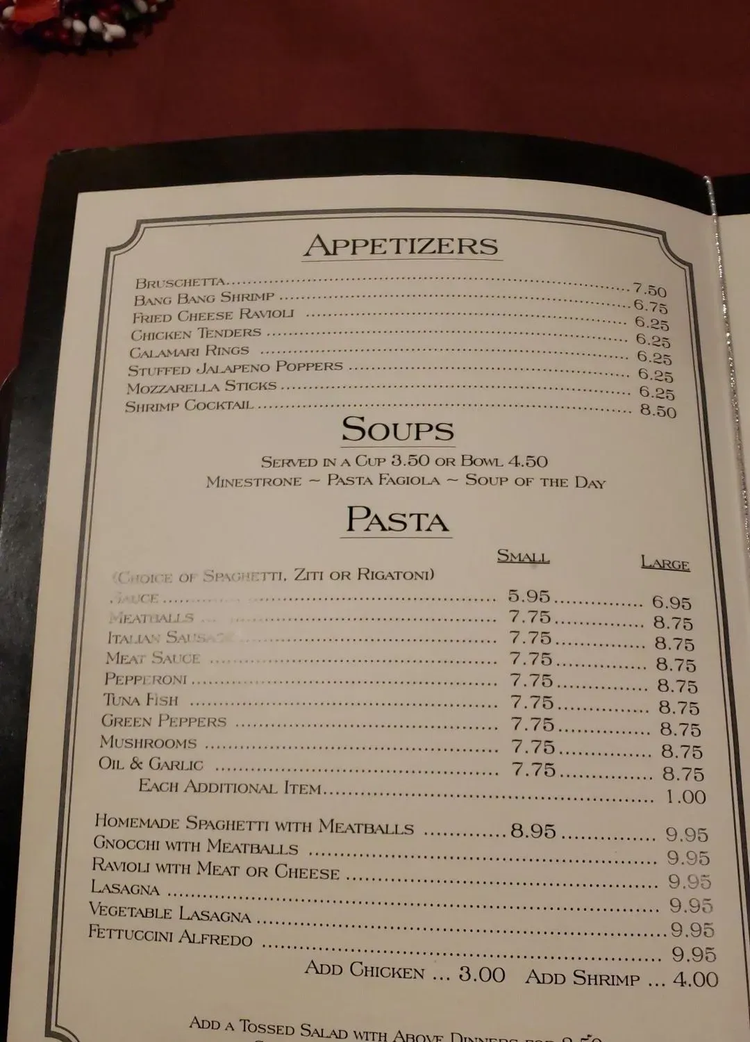 Menu 3