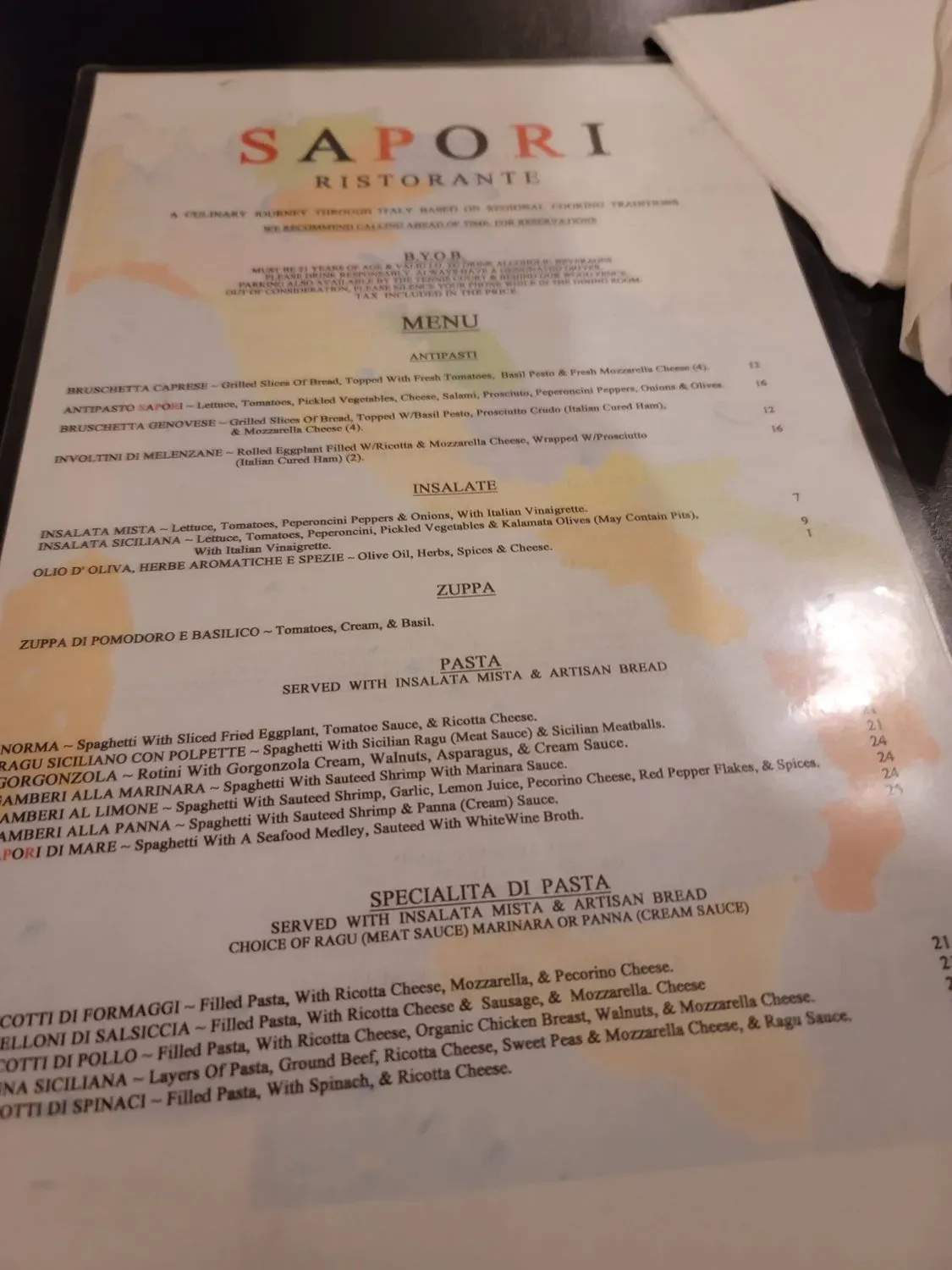 Menu 4