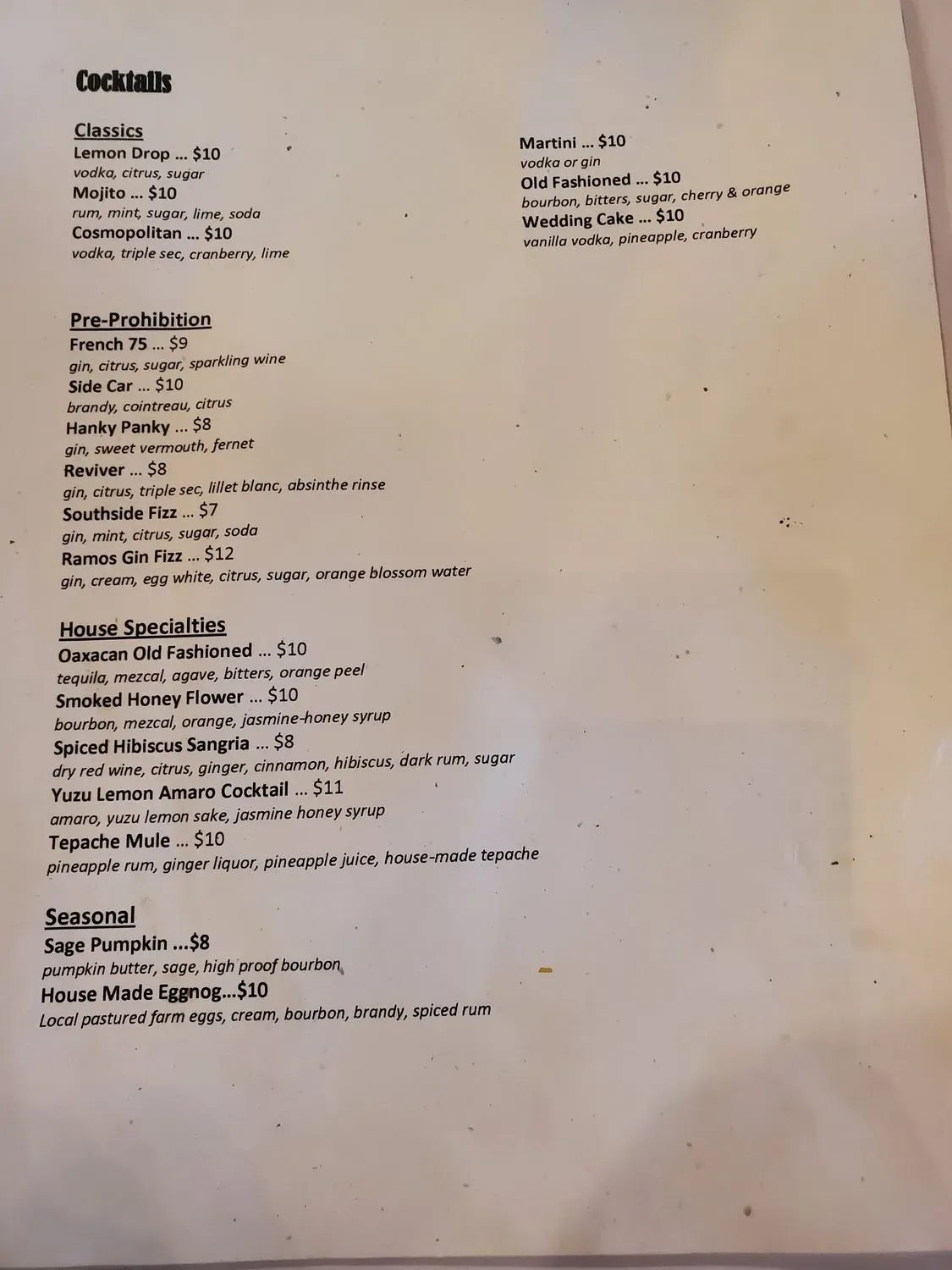 Menu 2