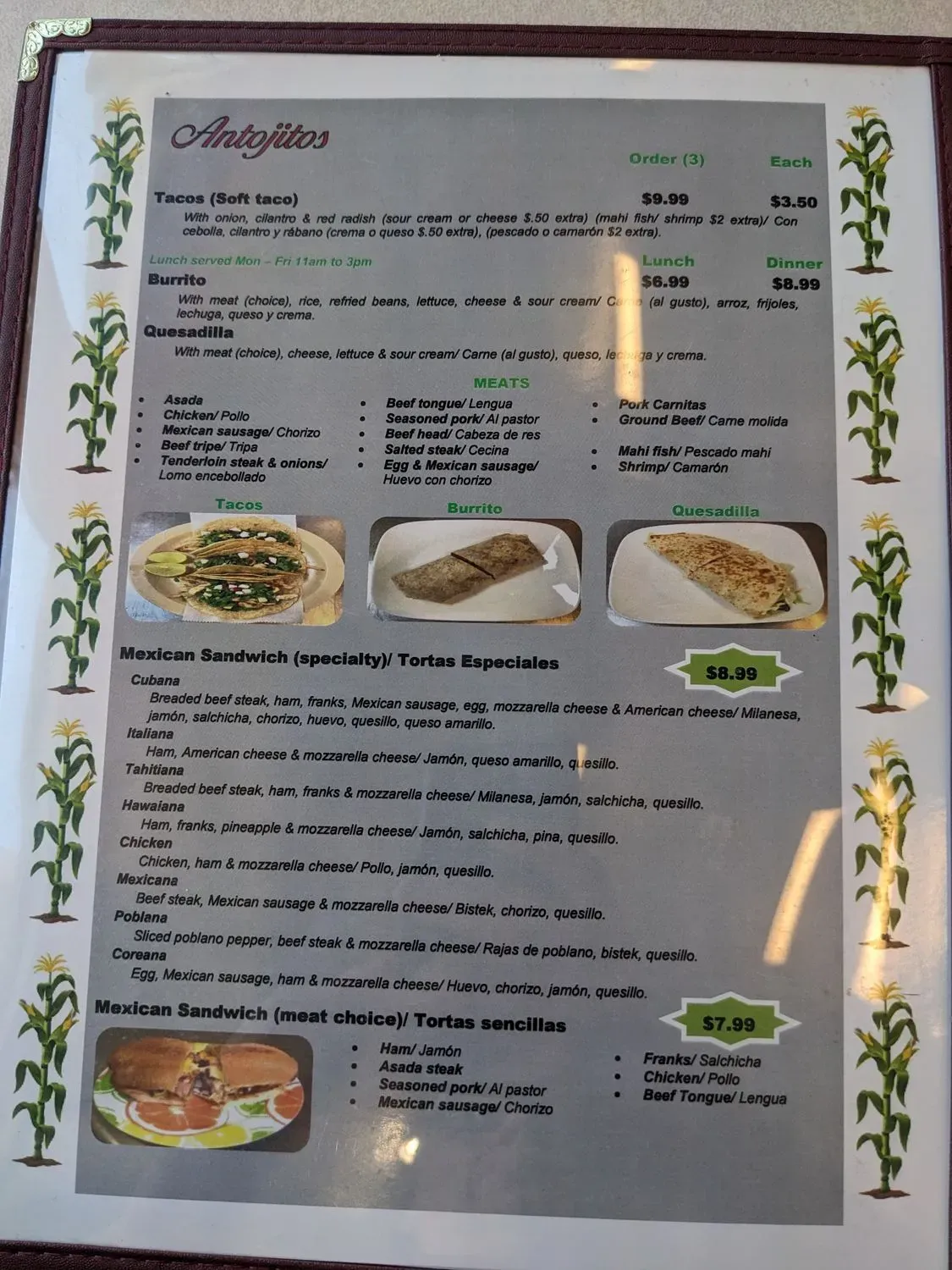 Menu 2