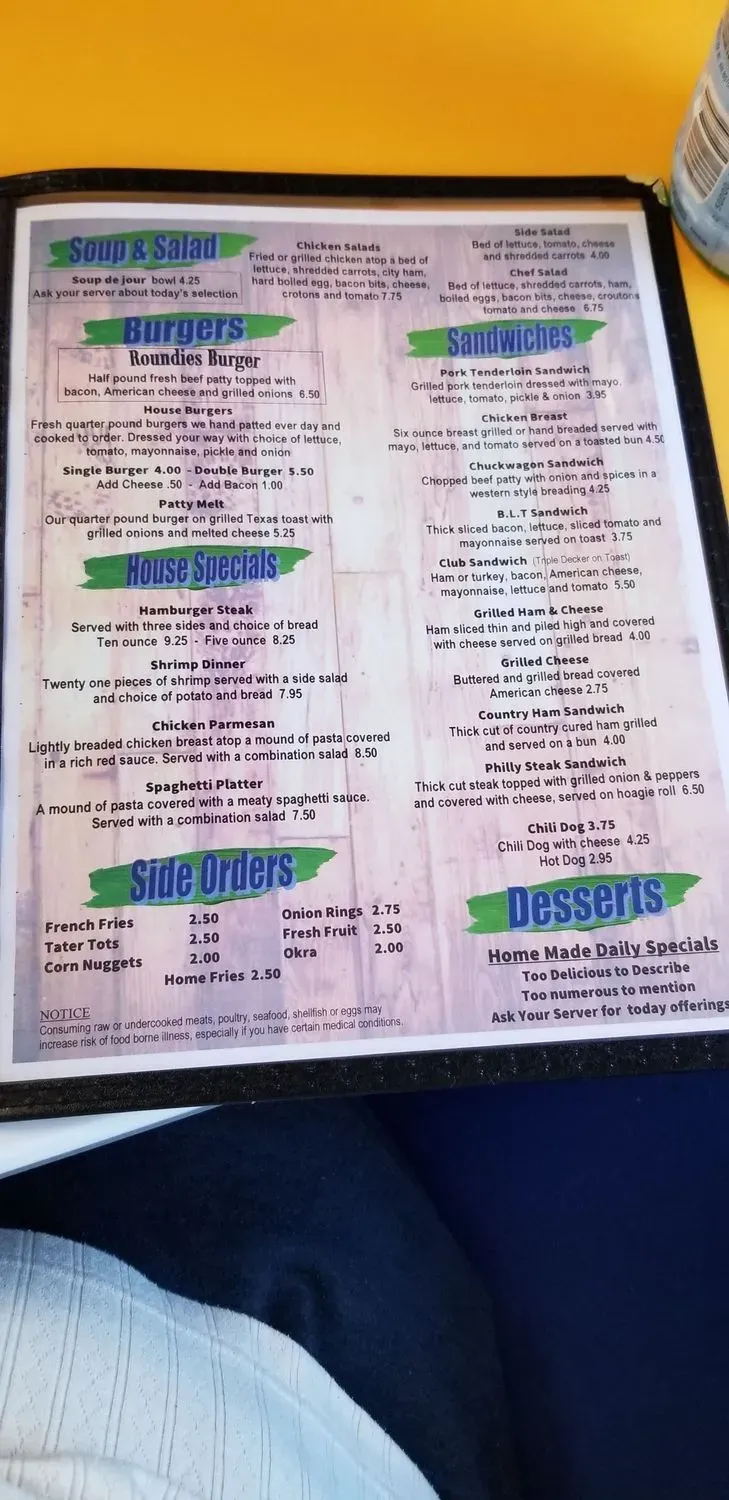 Menu 4