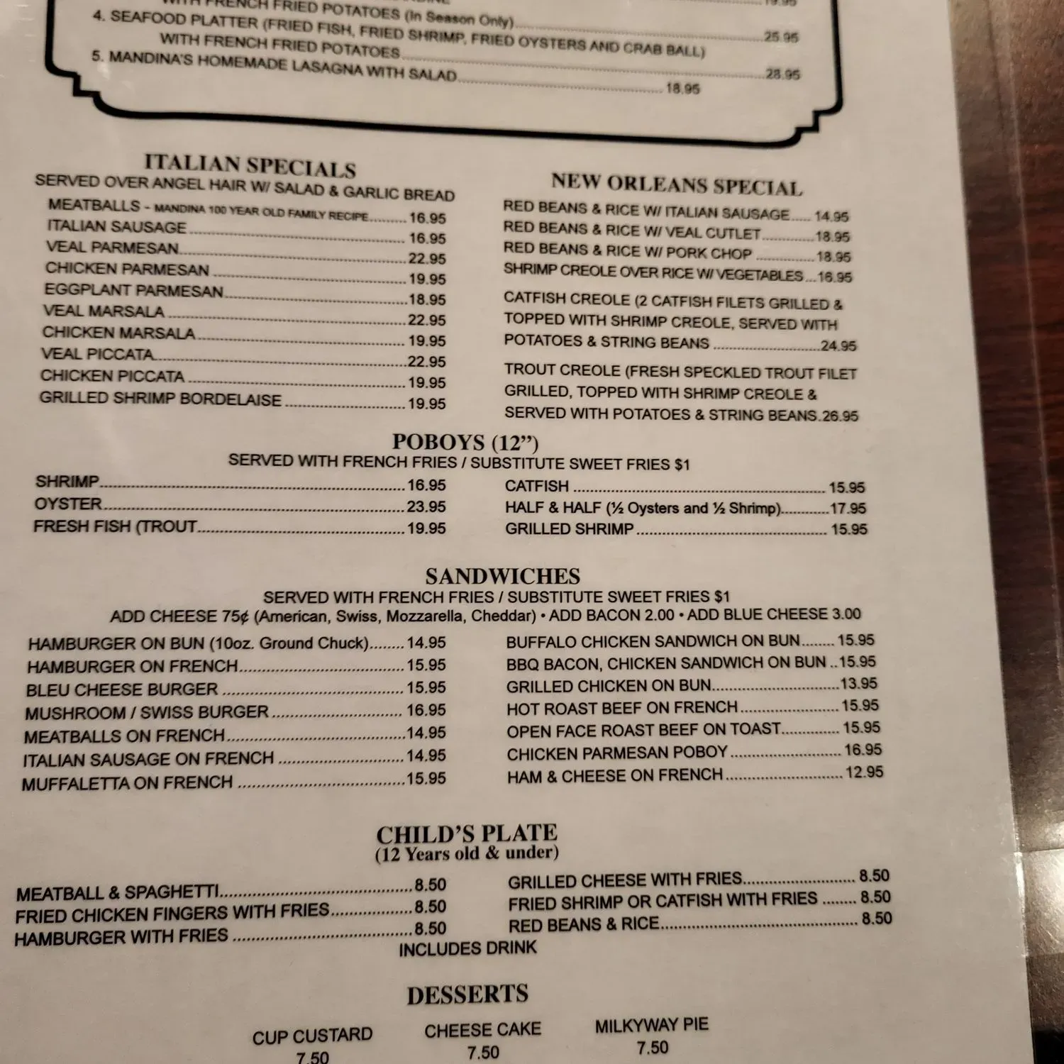 Menu 3