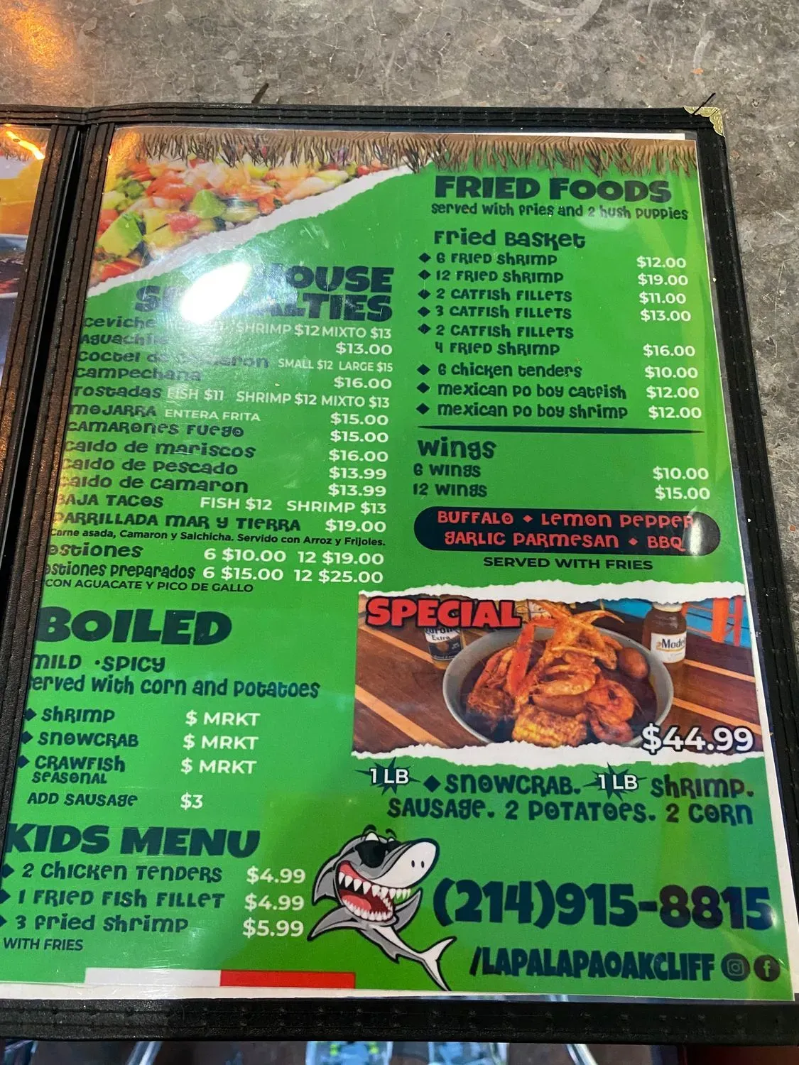 Menu 4