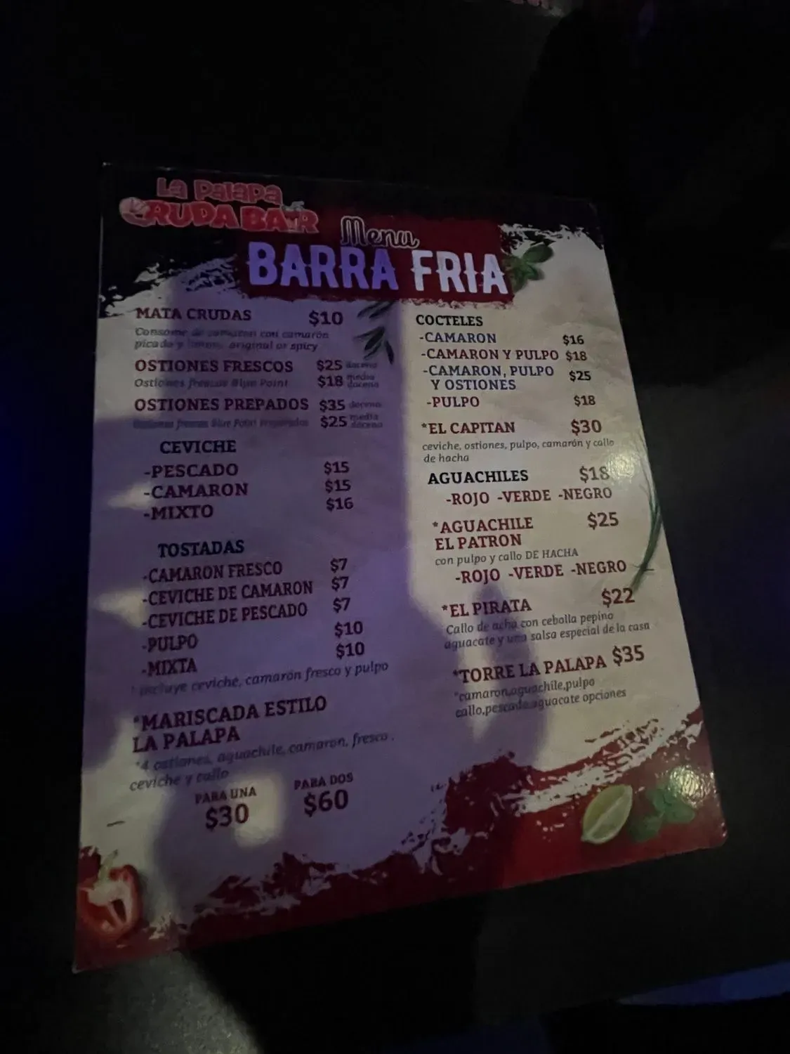 Menu 6