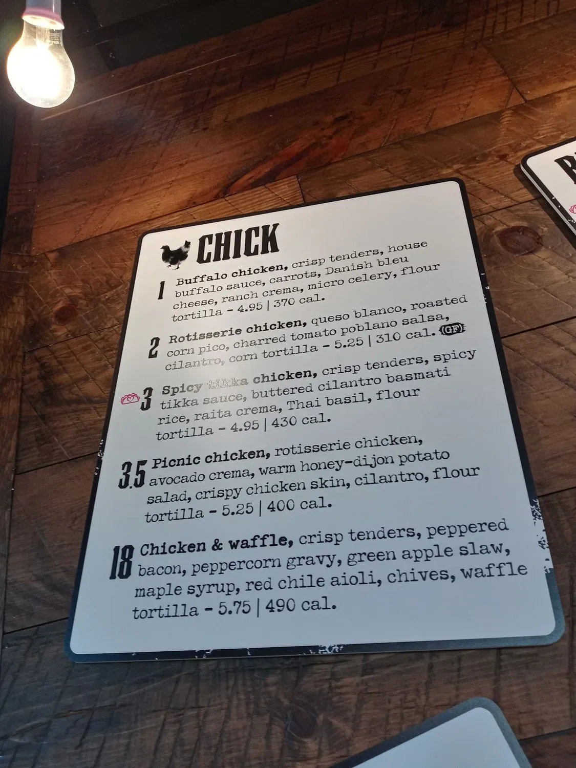 Menu 5