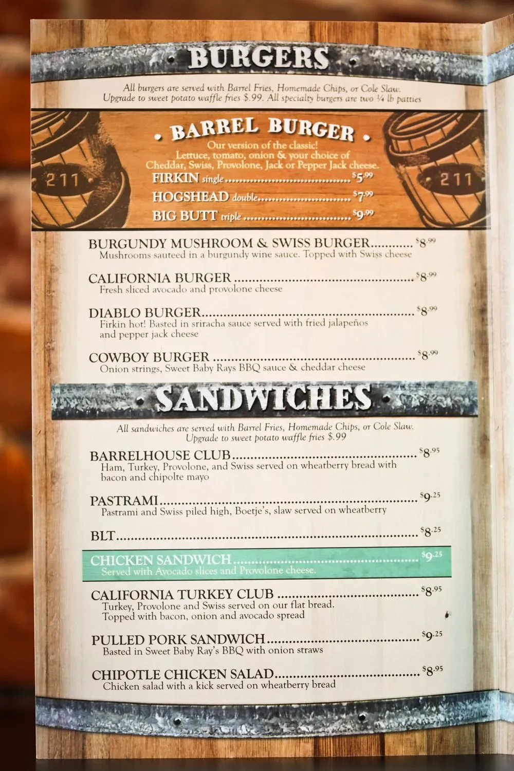 Menu 4