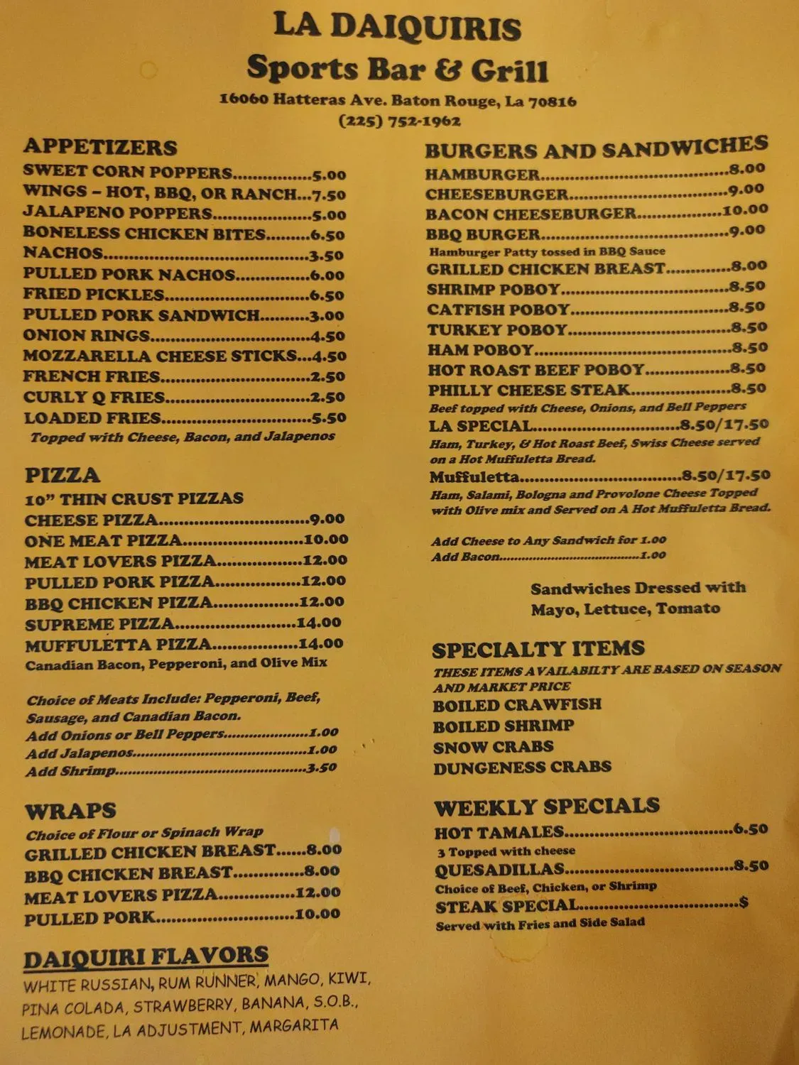 Menu 2