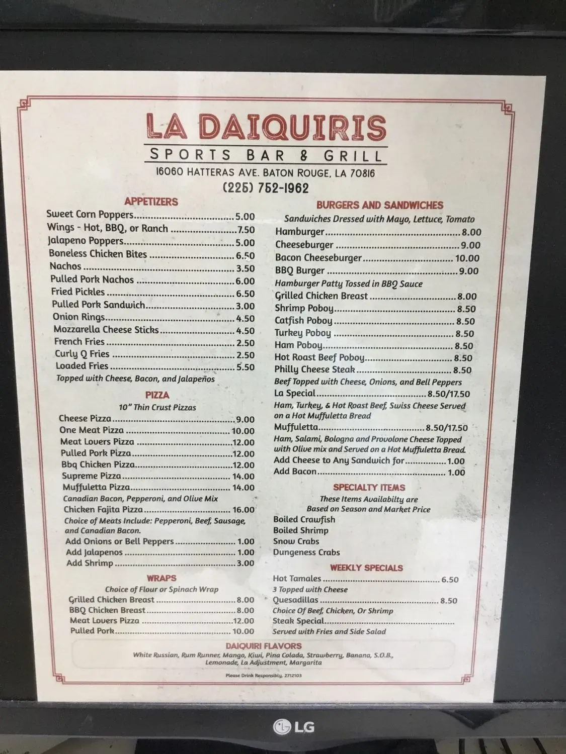 Menu 3