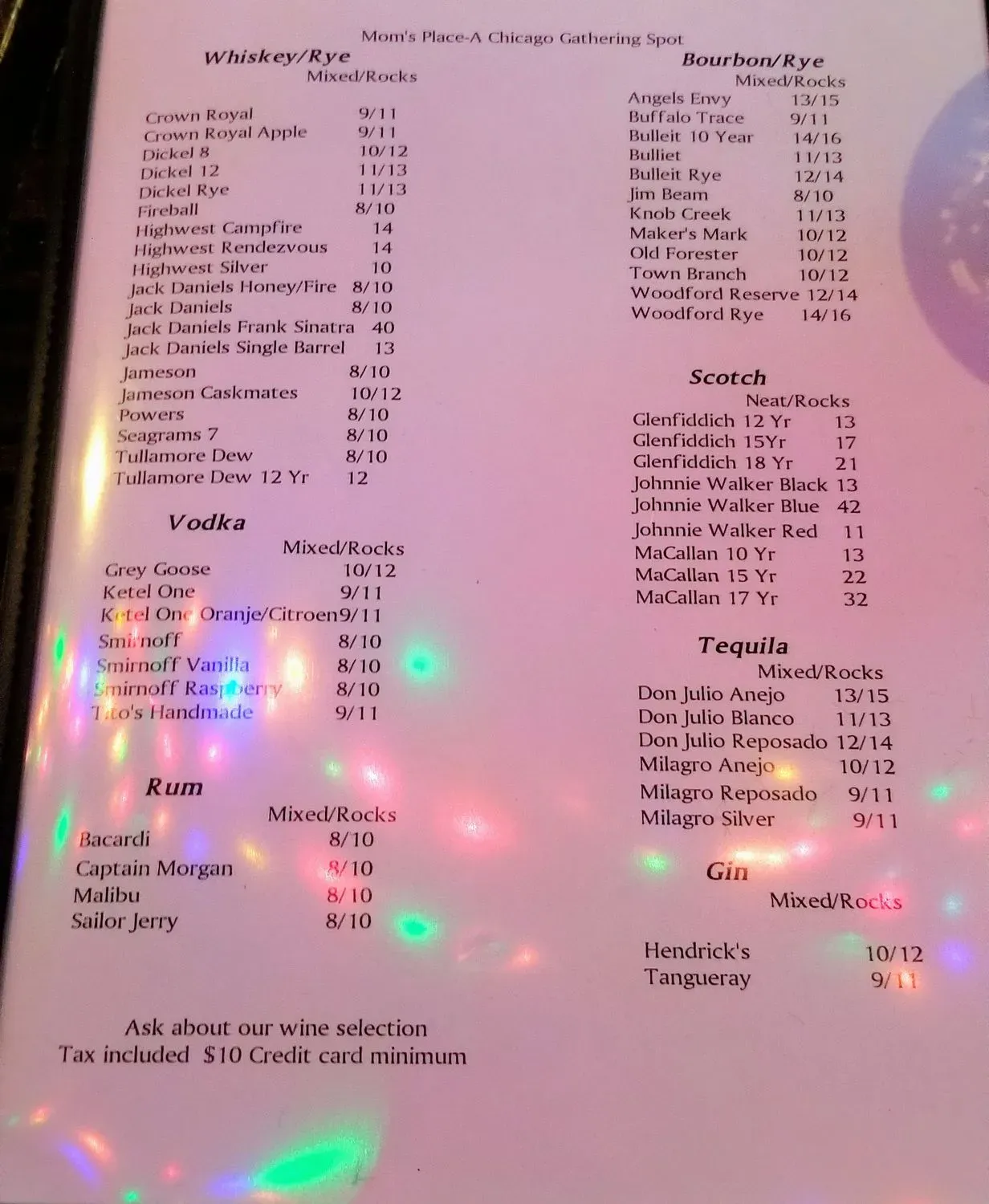 Menu 2