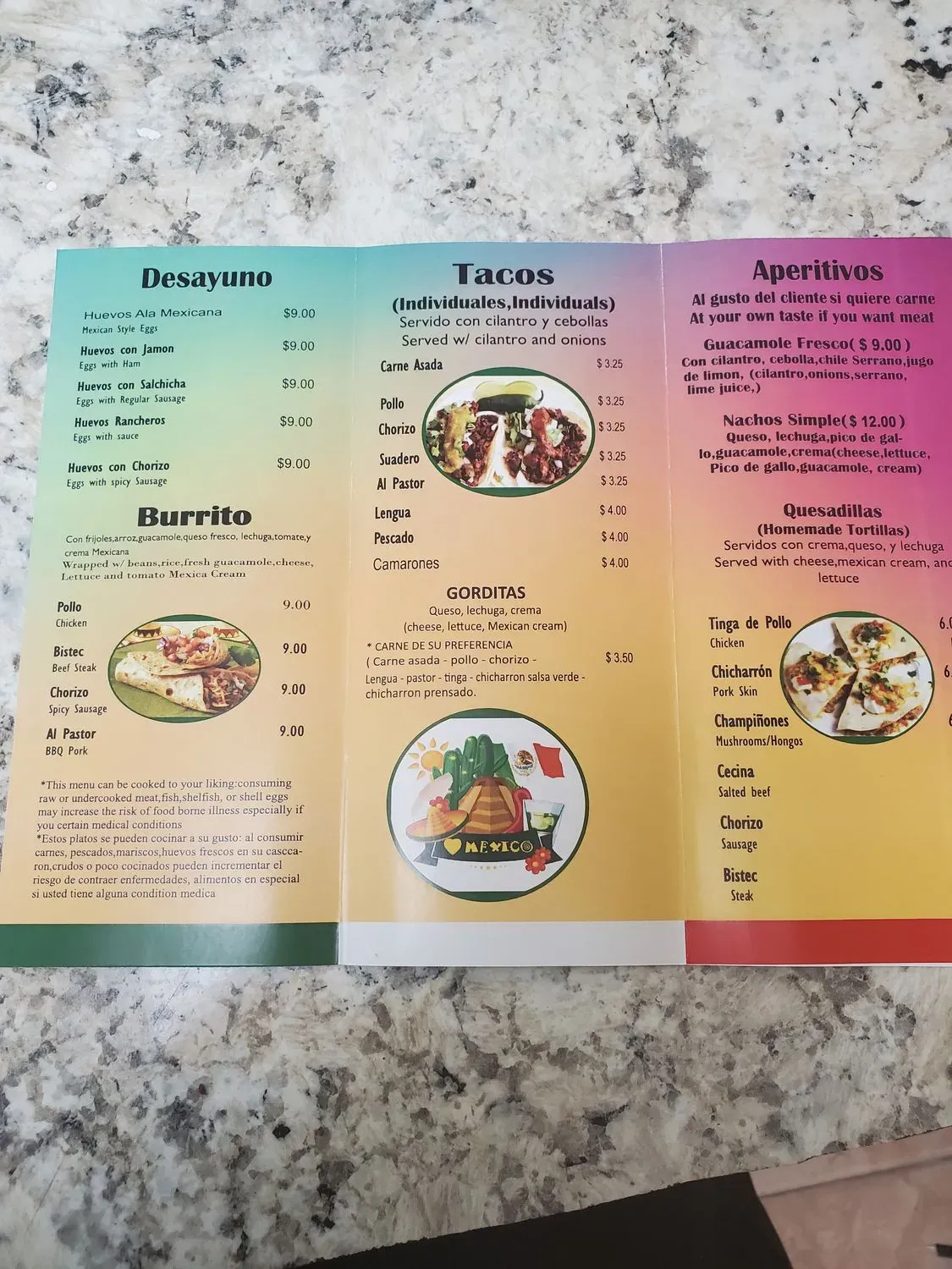 Menu 3