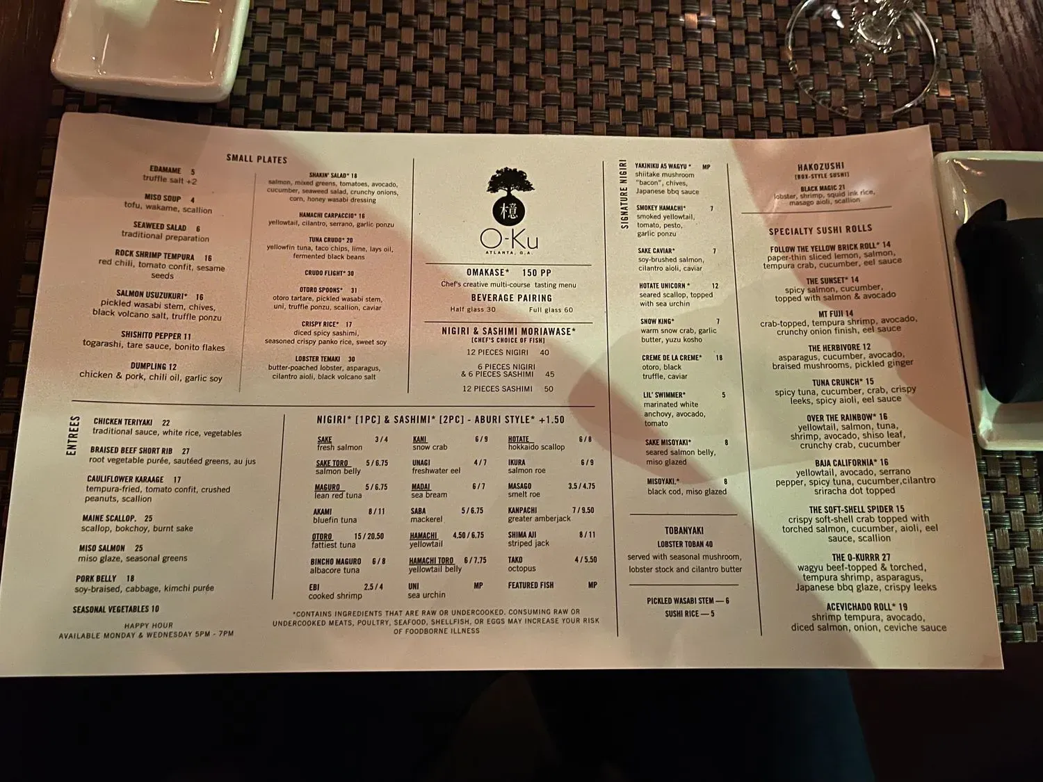 Menu 6