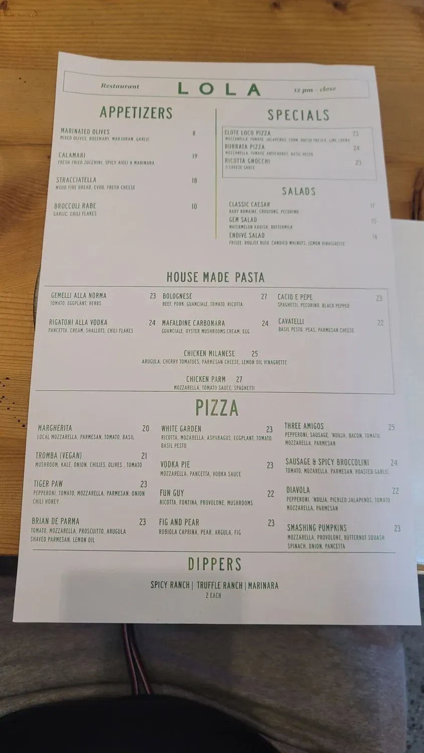 Menu 3