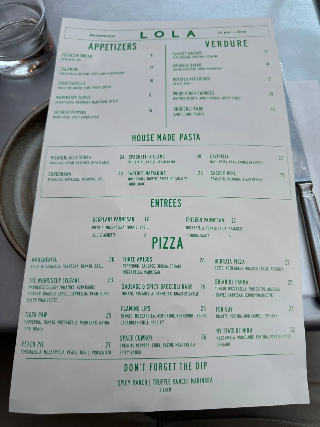 Menu 2