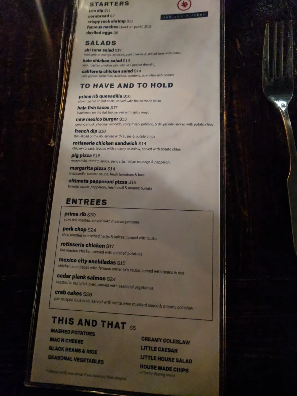 Menu 4