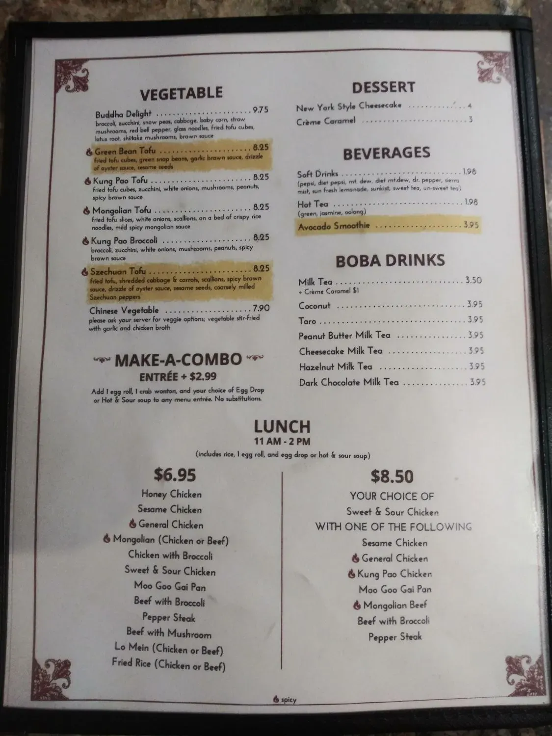 Menu 4