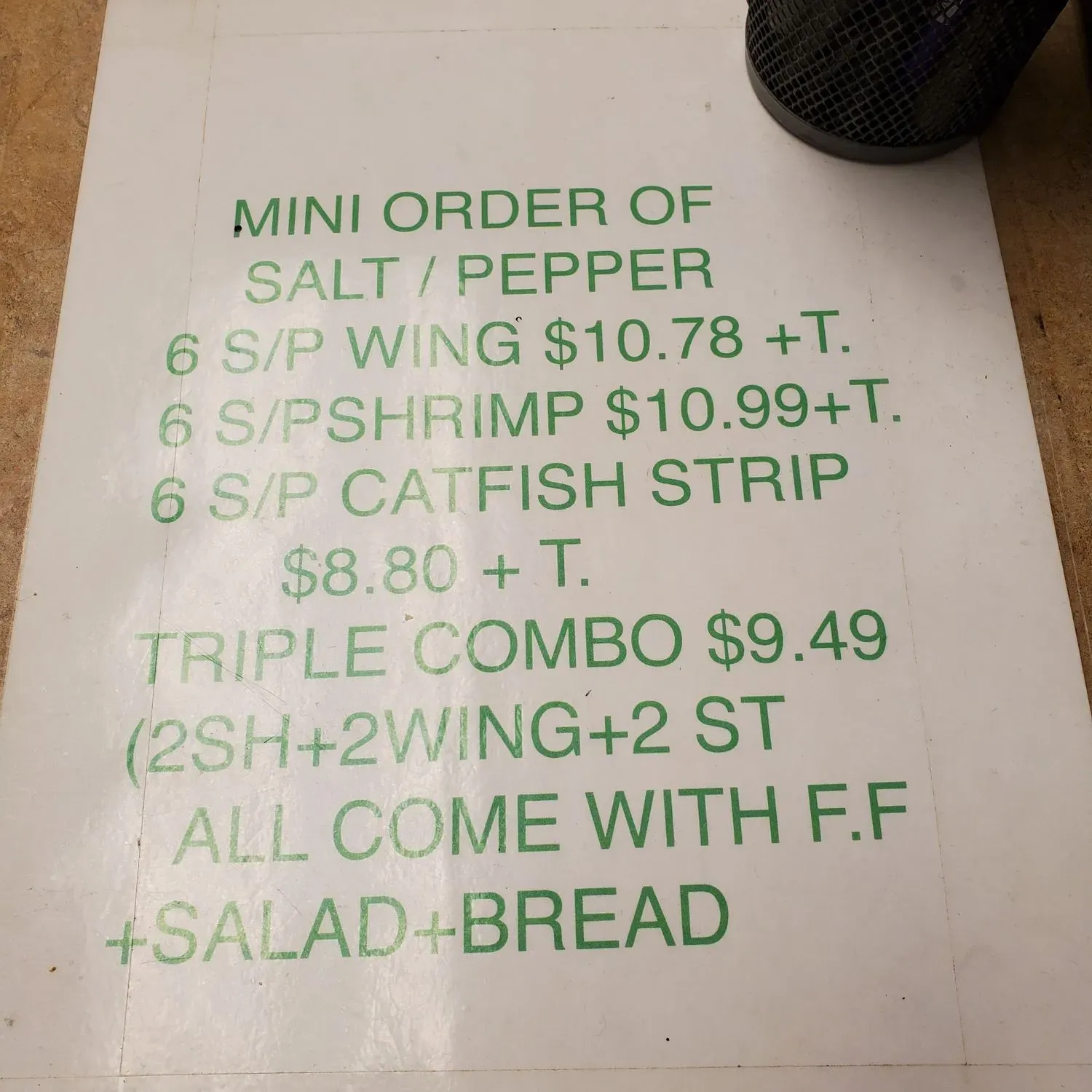 Menu 2