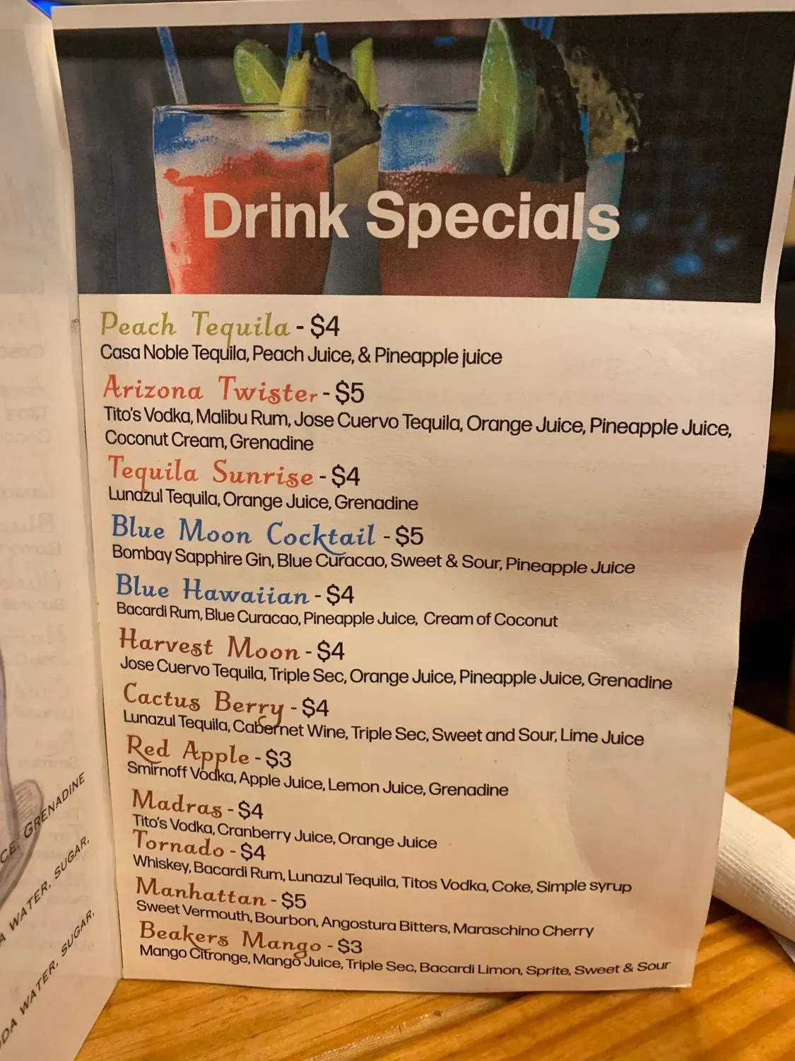 Menu 6