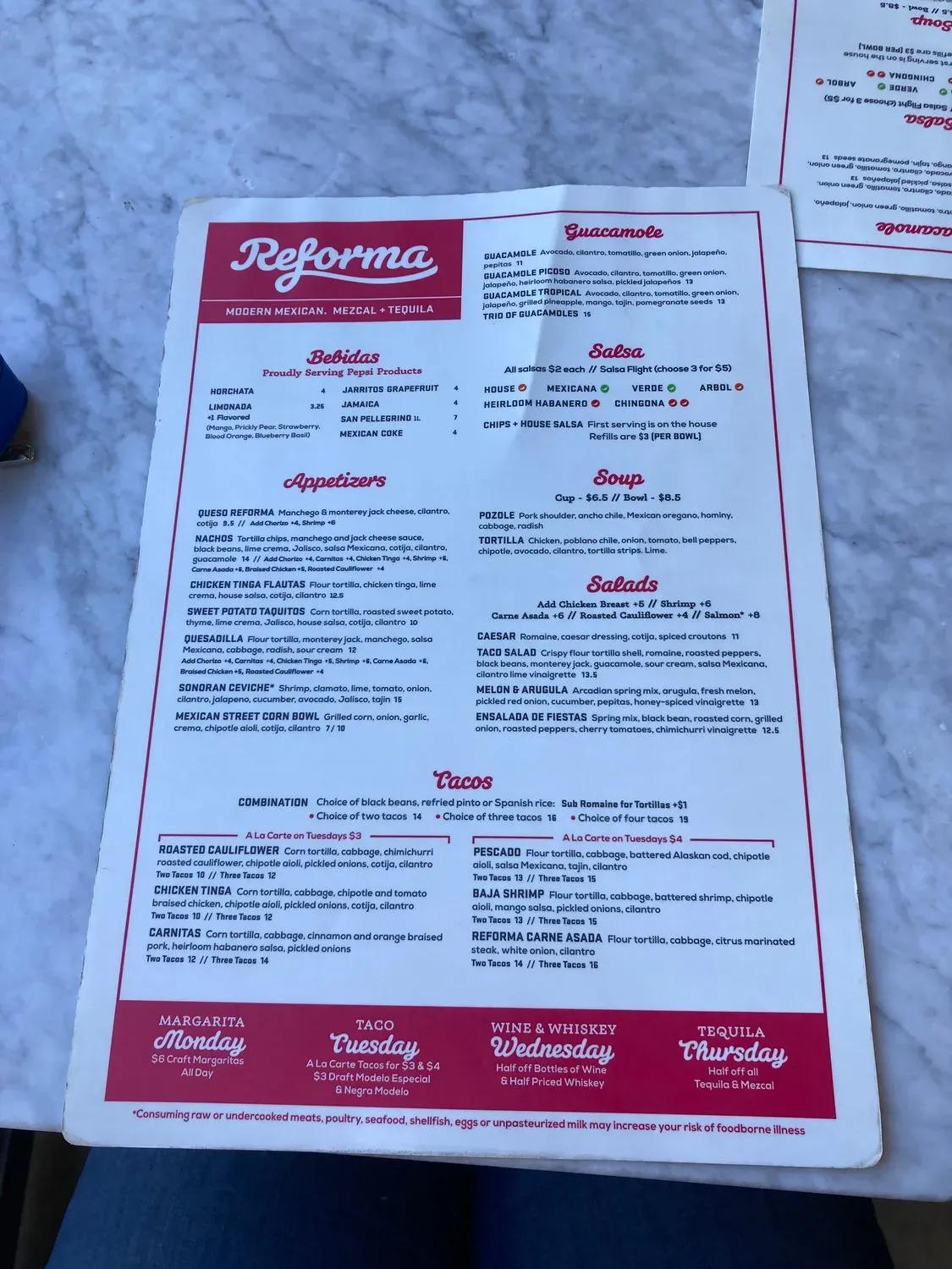 Menu 5