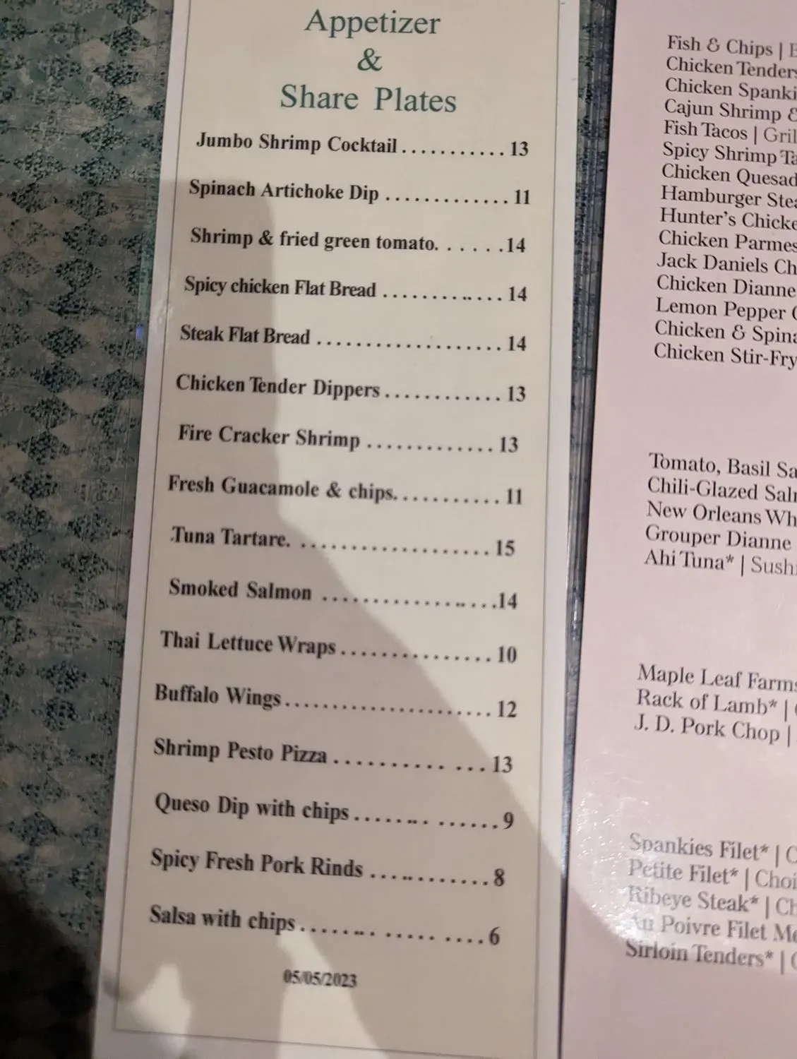 Menu 2