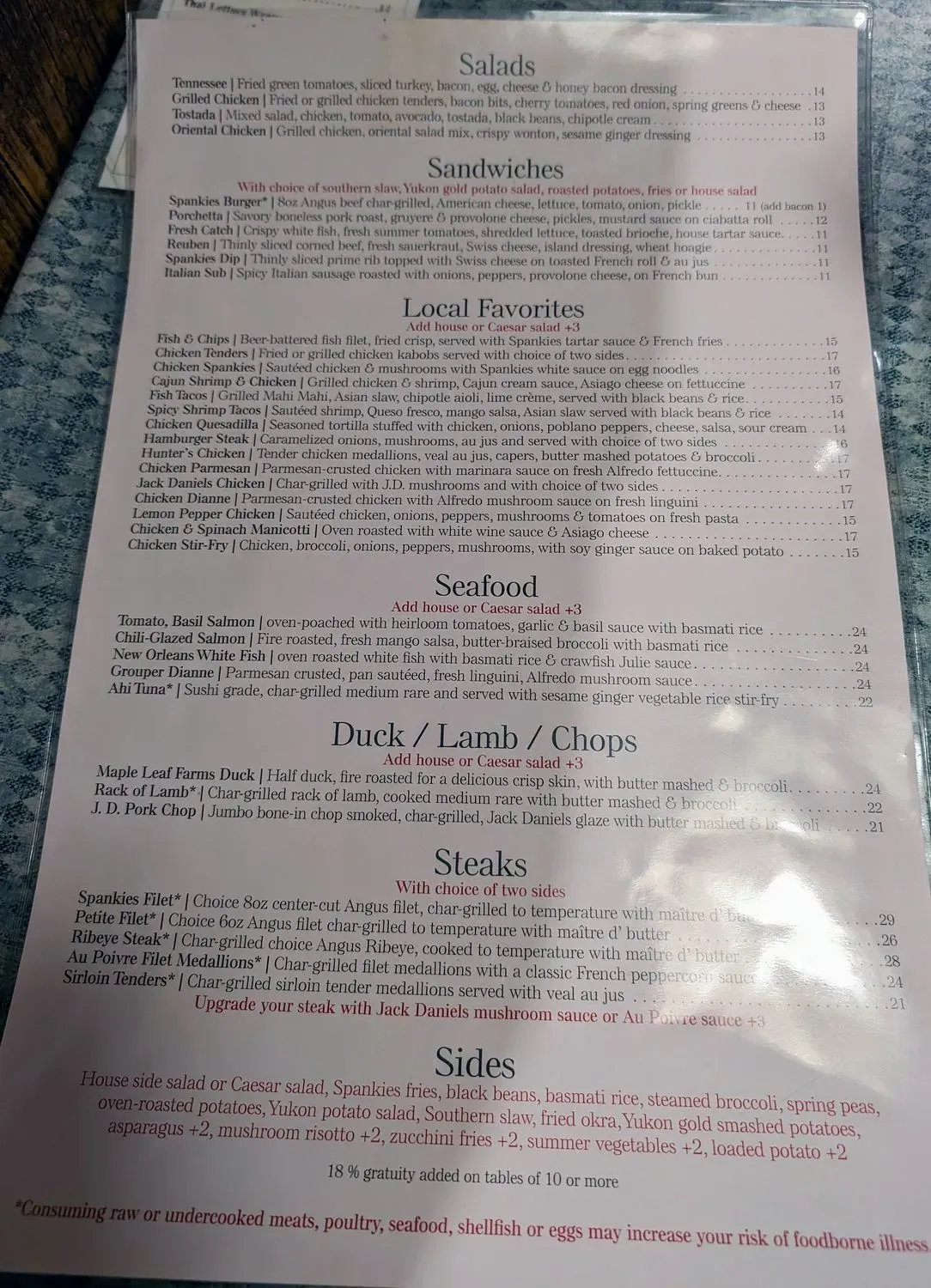 Menu 3