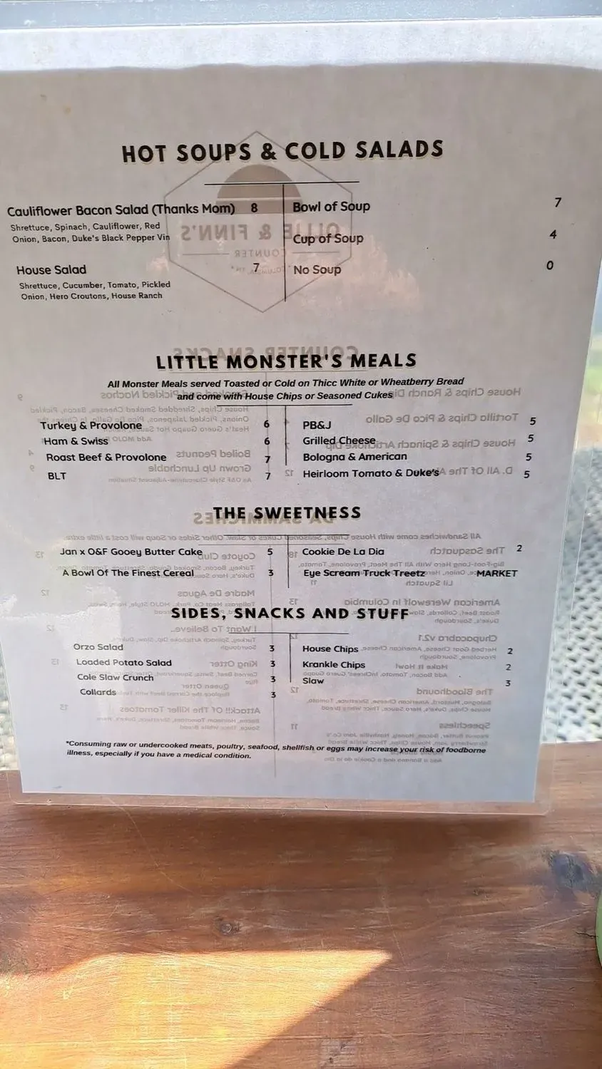 Menu 4