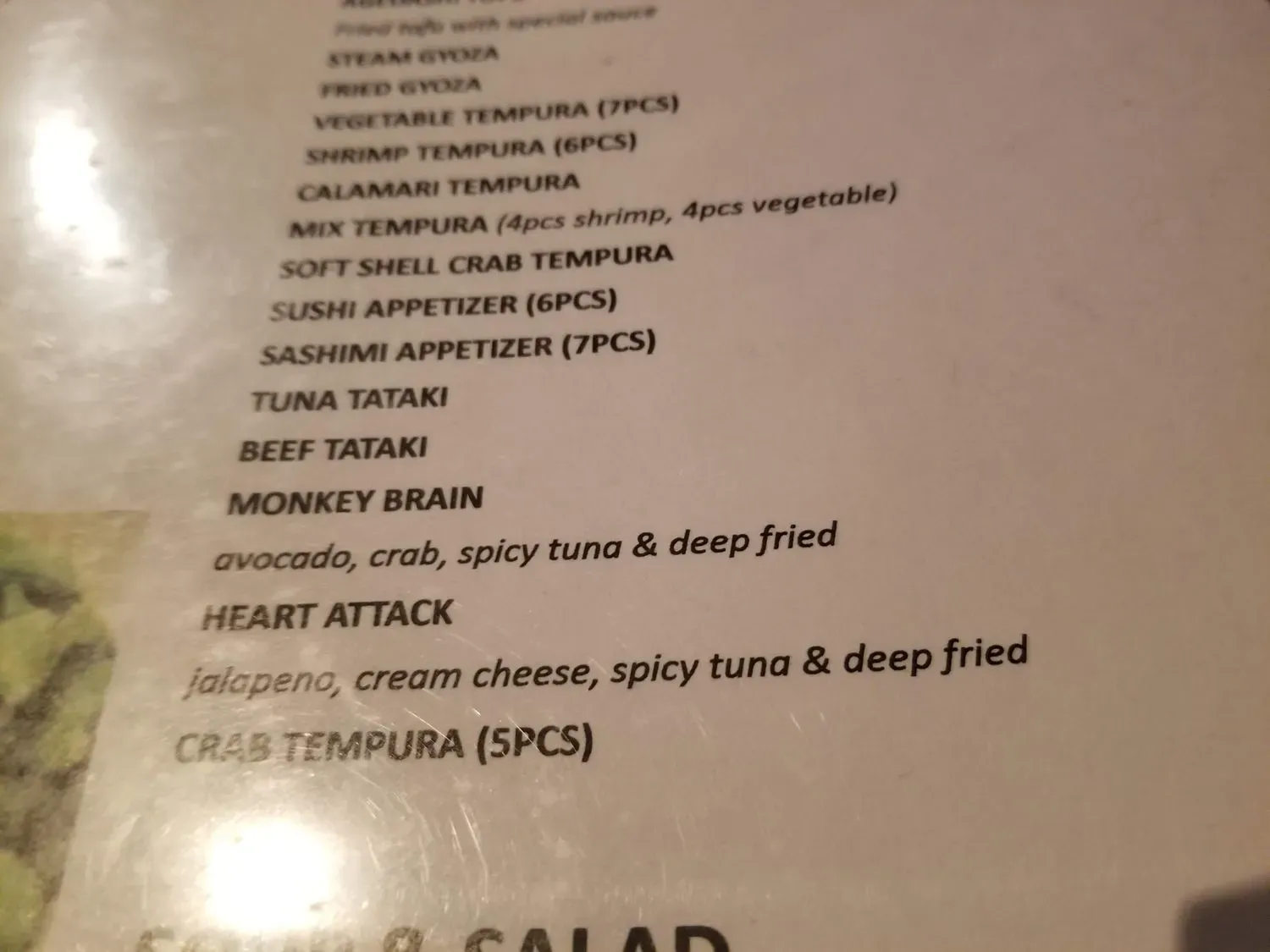 Menu 6