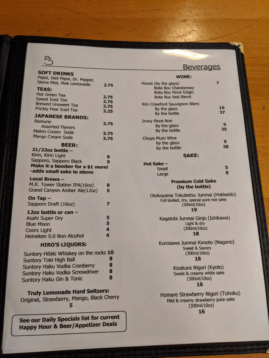 Menu 6