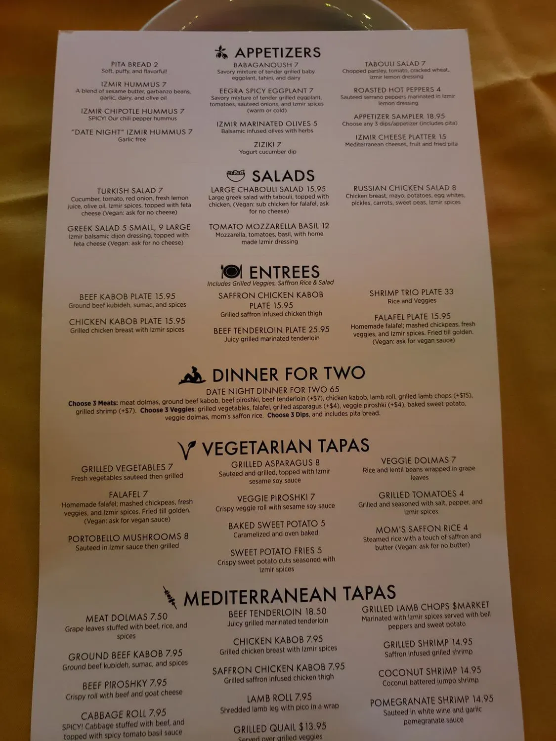 Menu 2