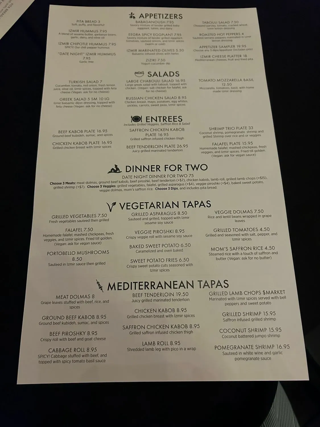 Menu 3