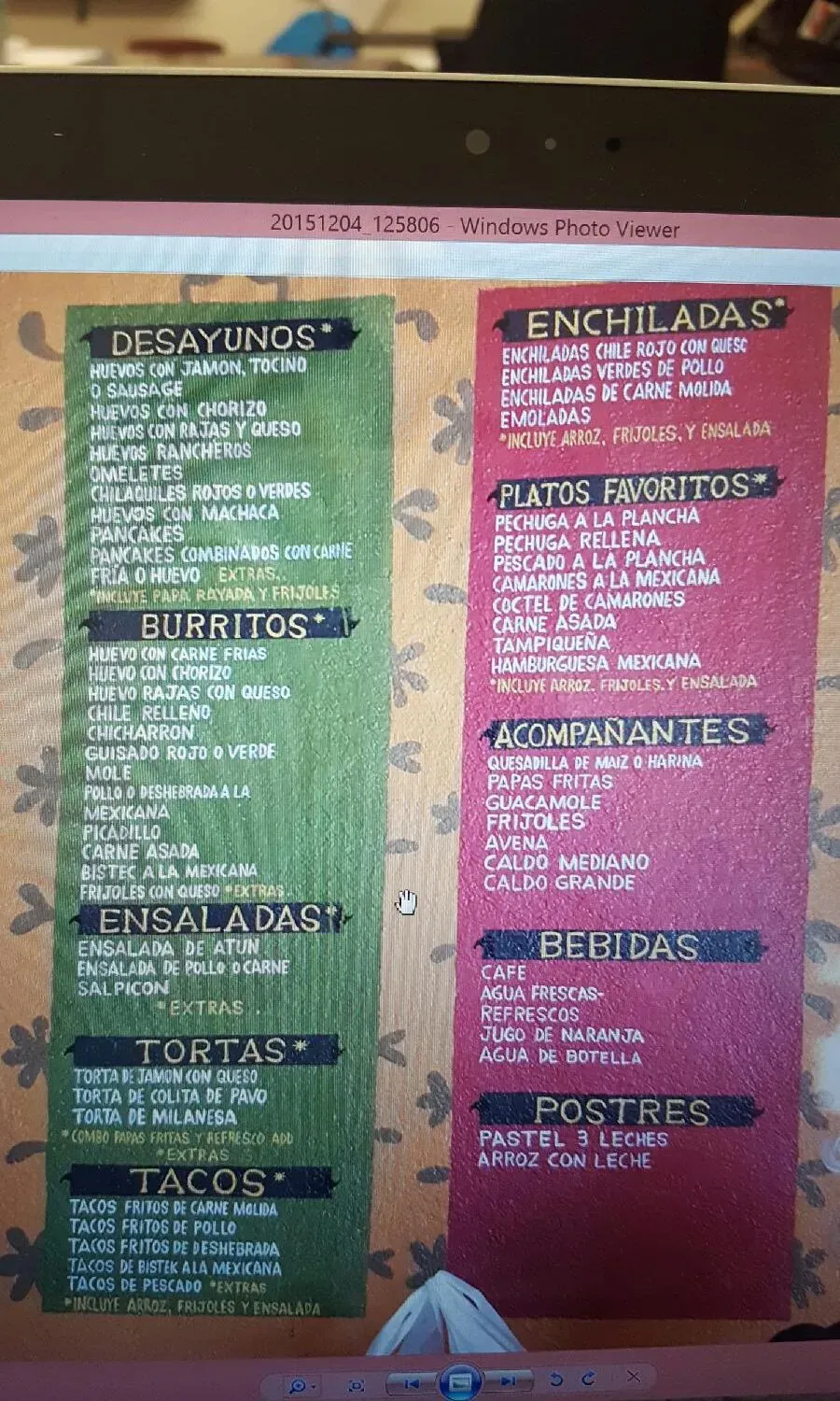 Menu 3