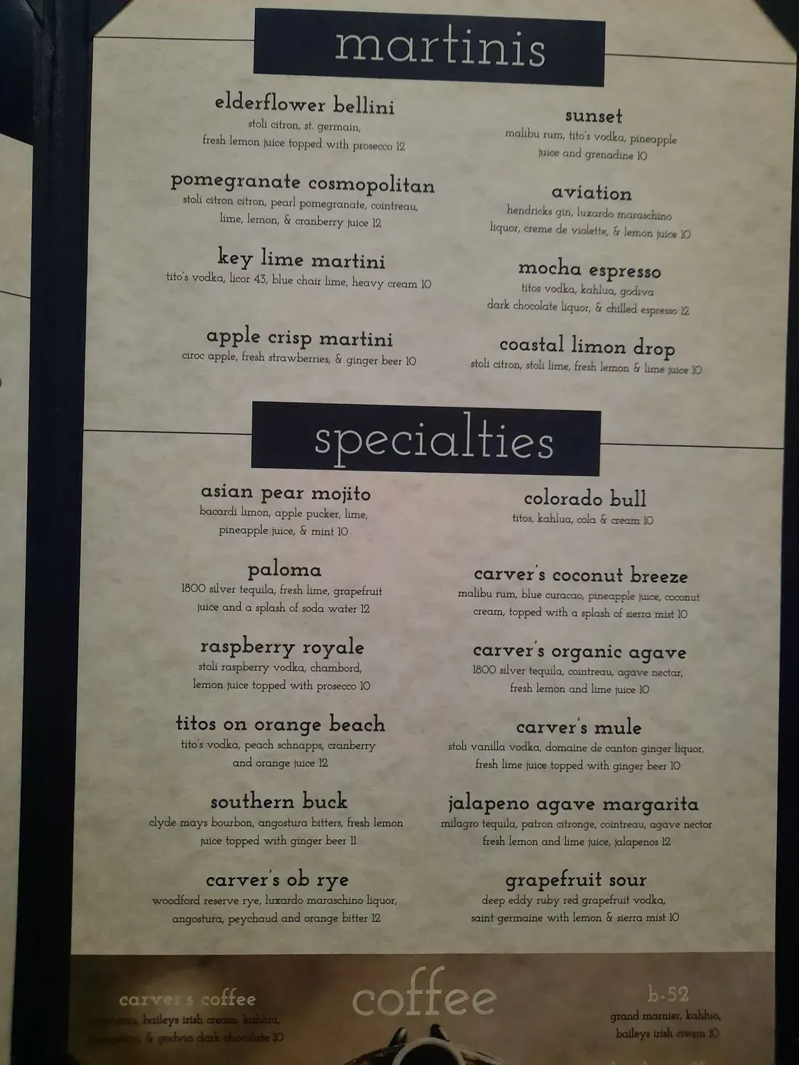 Menu 5