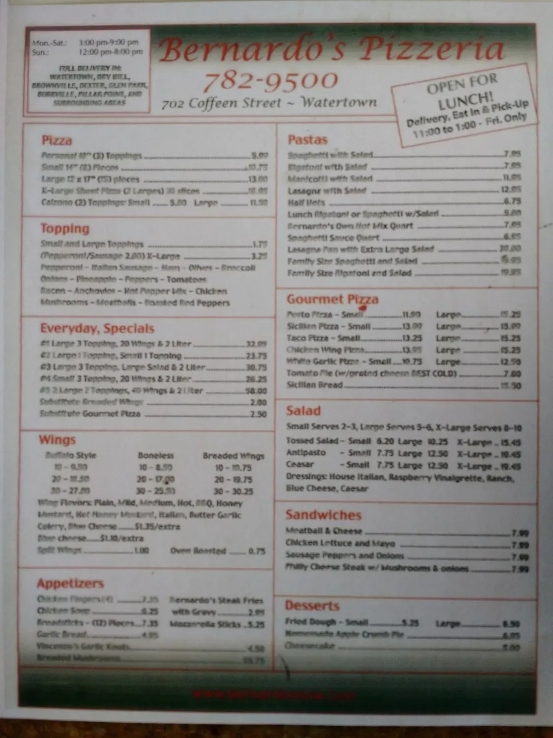 Menu 3