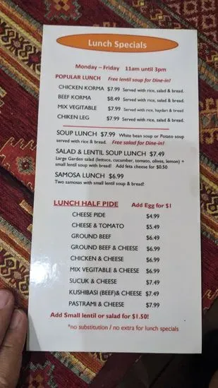 Menu 4