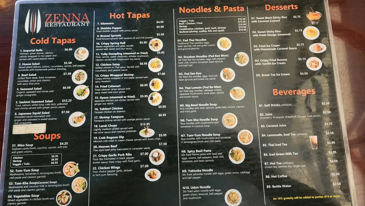 Menu 2