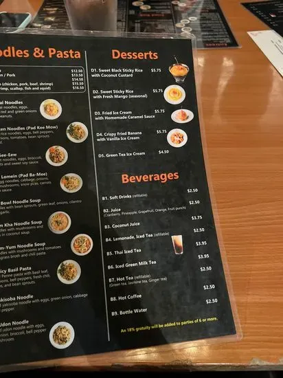 Menu 6