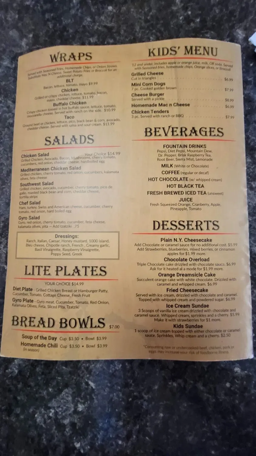 Menu 4