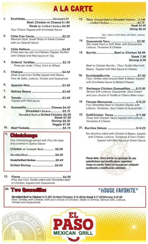 Menu 5