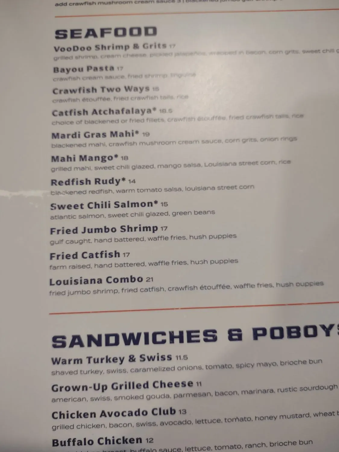 Menu 5