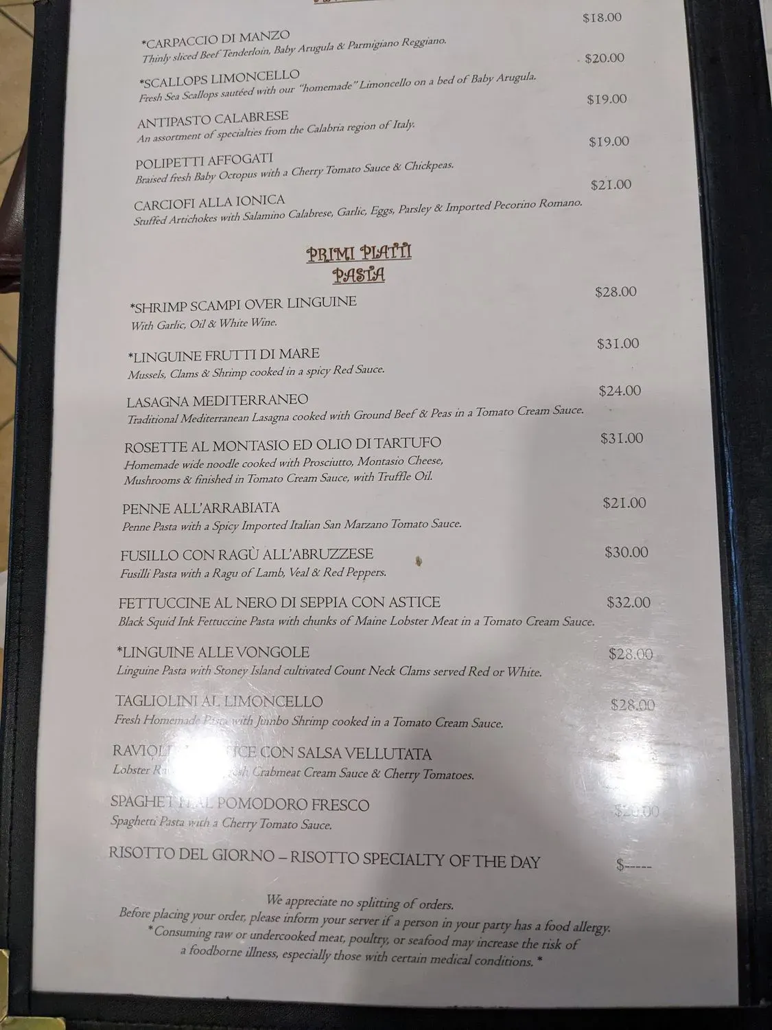 Menu 4