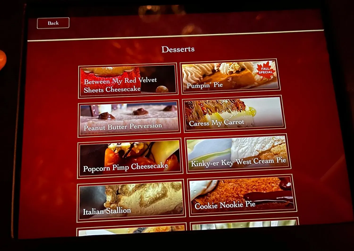 Menu 5