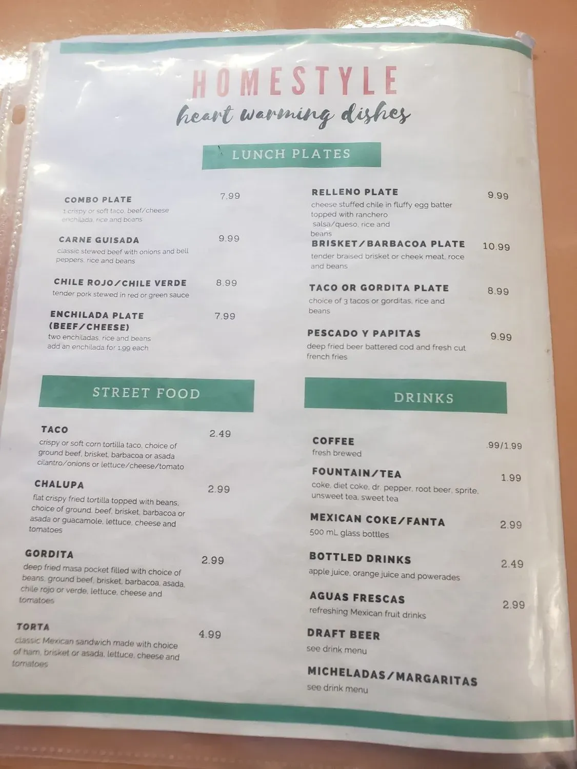 Menu 2