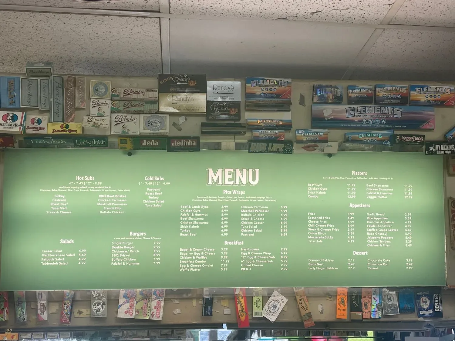 Menu 4