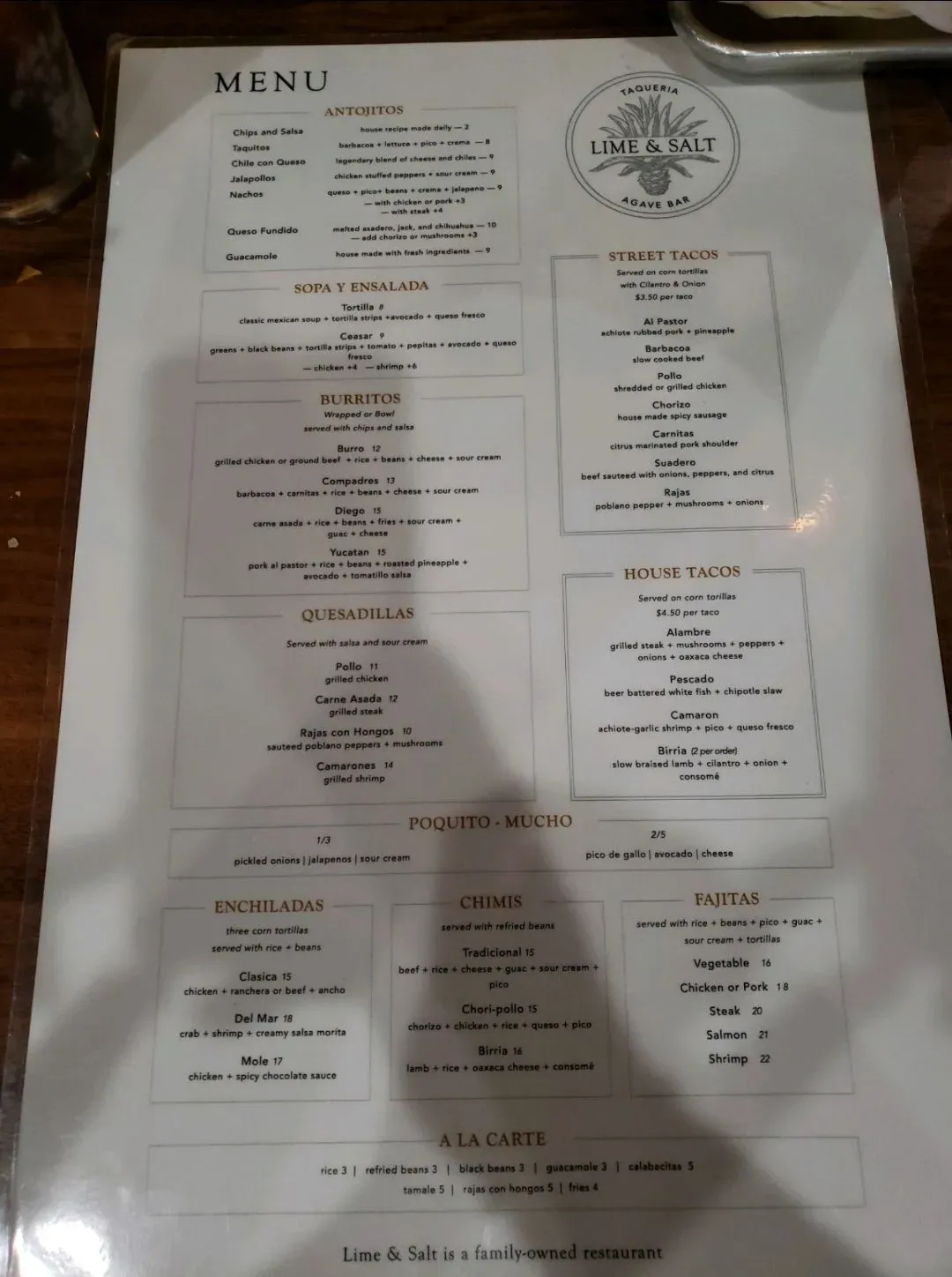 Menu 6