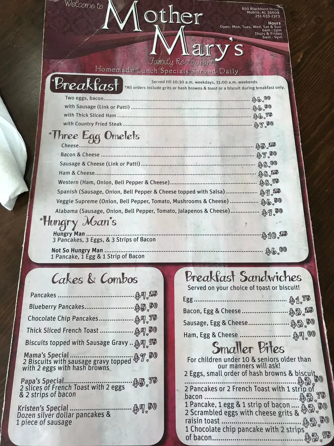 Menu 4