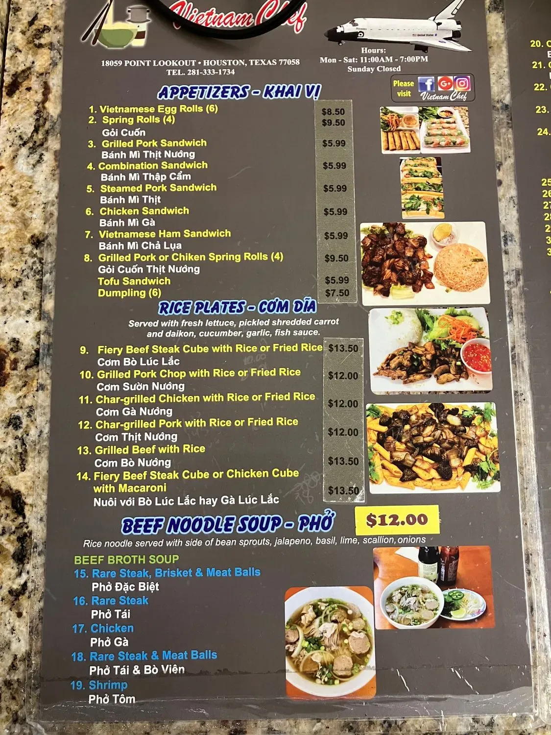 Menu 6