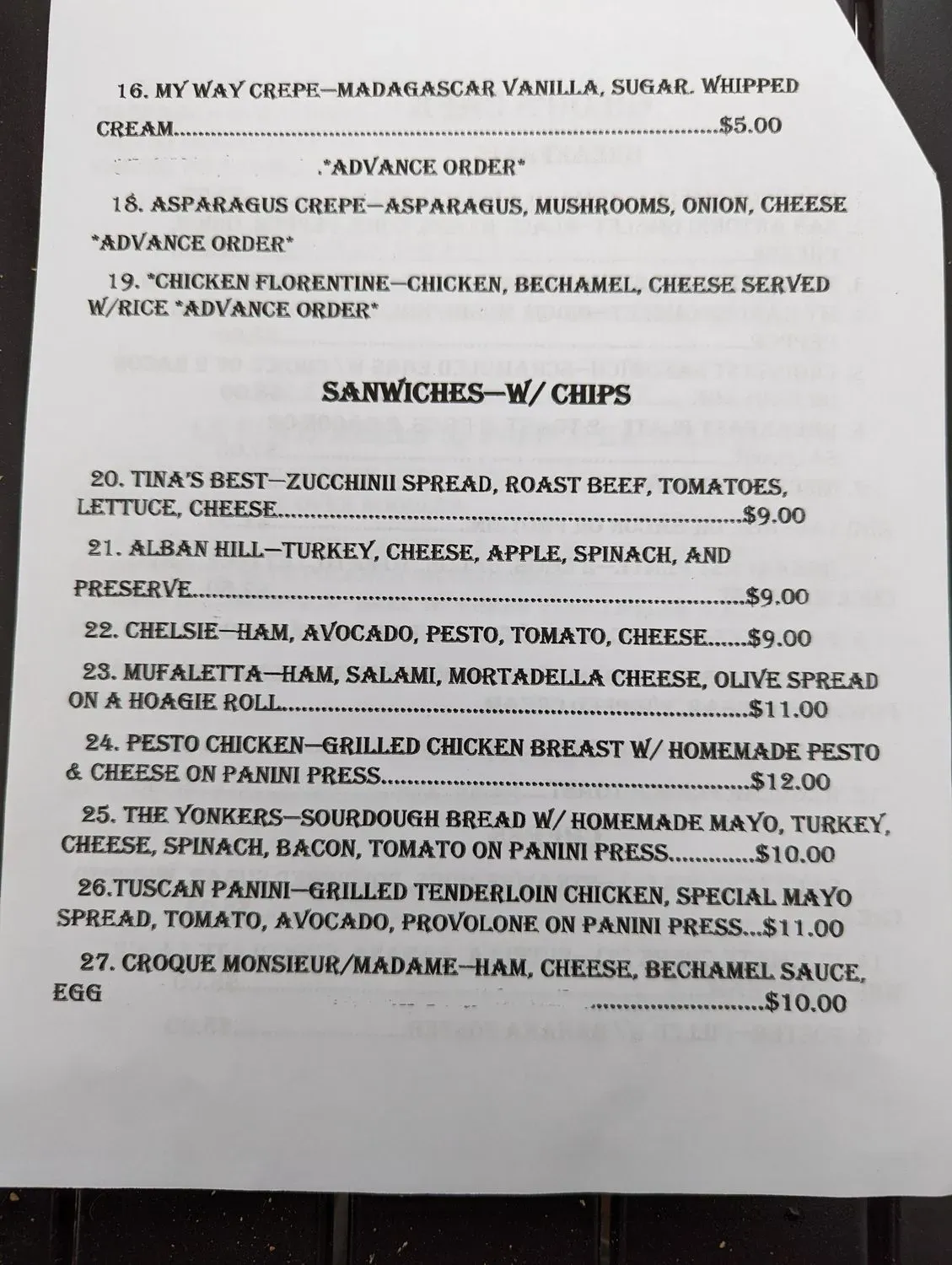 Menu 3